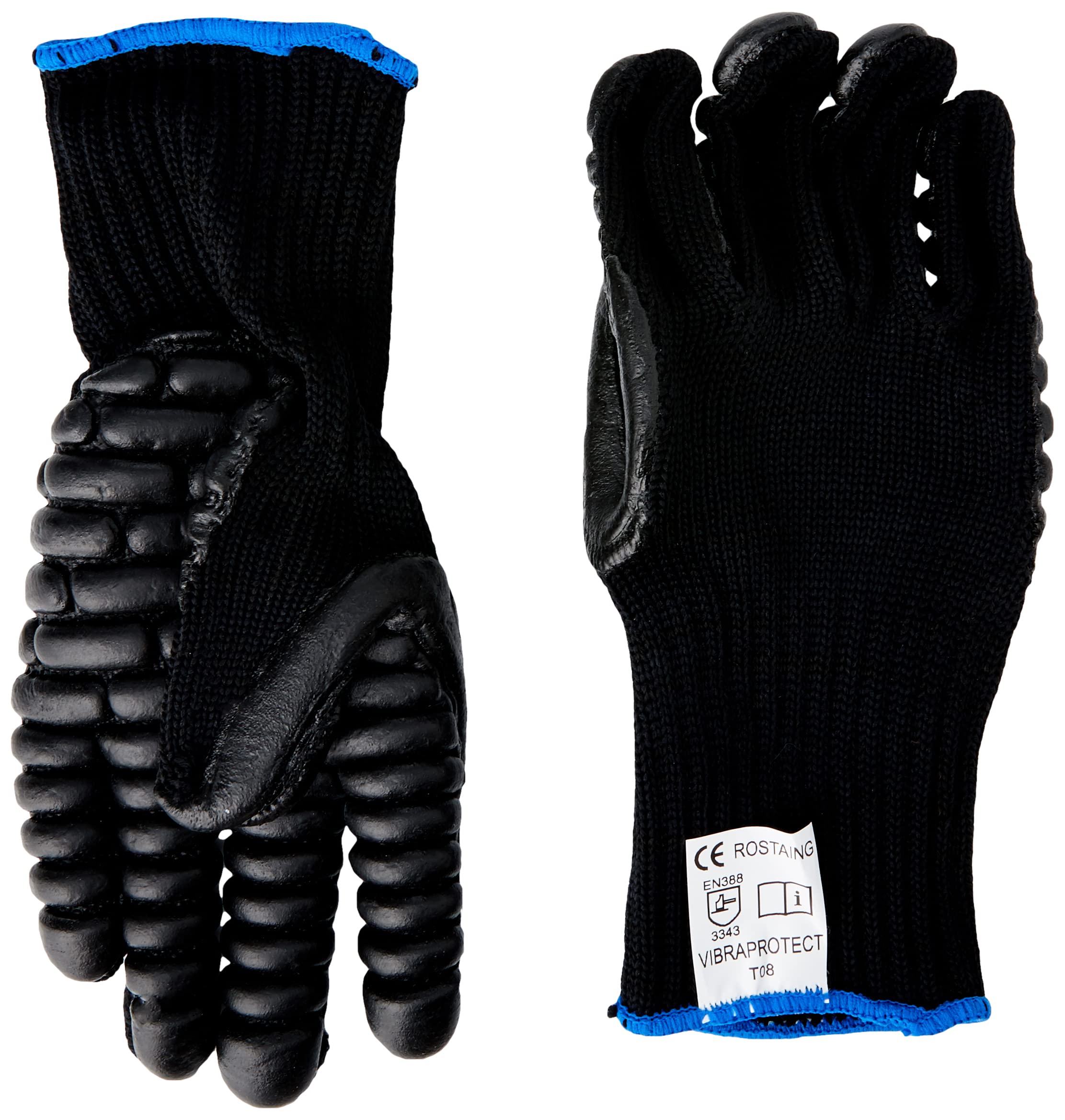 Rostaing VibraProtect Anti-Vibration / Vibration Reducing Gloves All Sizes M L XL