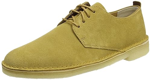 clarks desert london dark brown suede