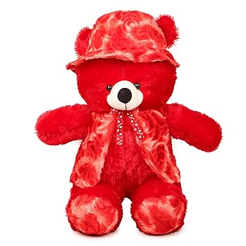 red teddy bear jacket