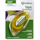 Adtech Crafter's Tape Removable Glue Runner.31"X315" for Tape Runner 05632,Green,yellow