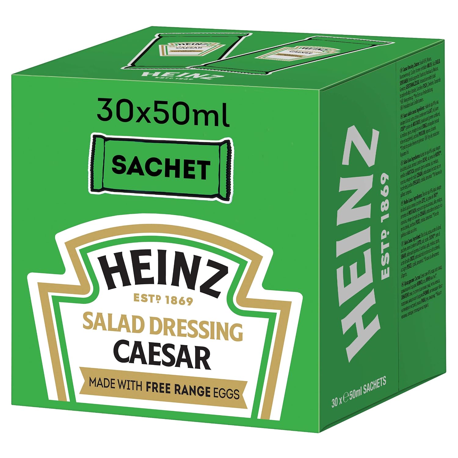 Heinz Ceasar Dressing Portionsbeutel 30er Pack 30 X 50 Ml Amazon De Lebensmittel Getranke