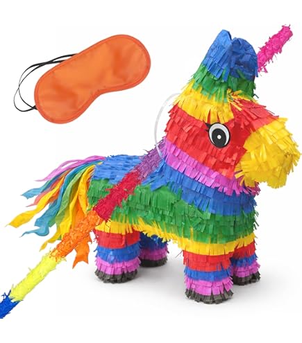 2 Piñatas Mexicanas De Burro Hechas A Mano: Rellénalas Con Dulces Y Juguetes Para Fiestas, Cumpleaños Y Cinco De Mayo