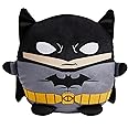 Mattel DC Cuutopia Batman Plush Toy, Super Hero Soft Rounded Pillow Doll, 10-inch Character Collectible
