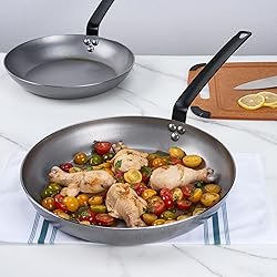 Restaurantware Met Lux 14 Inch Fry Pans, 6 No-Stick