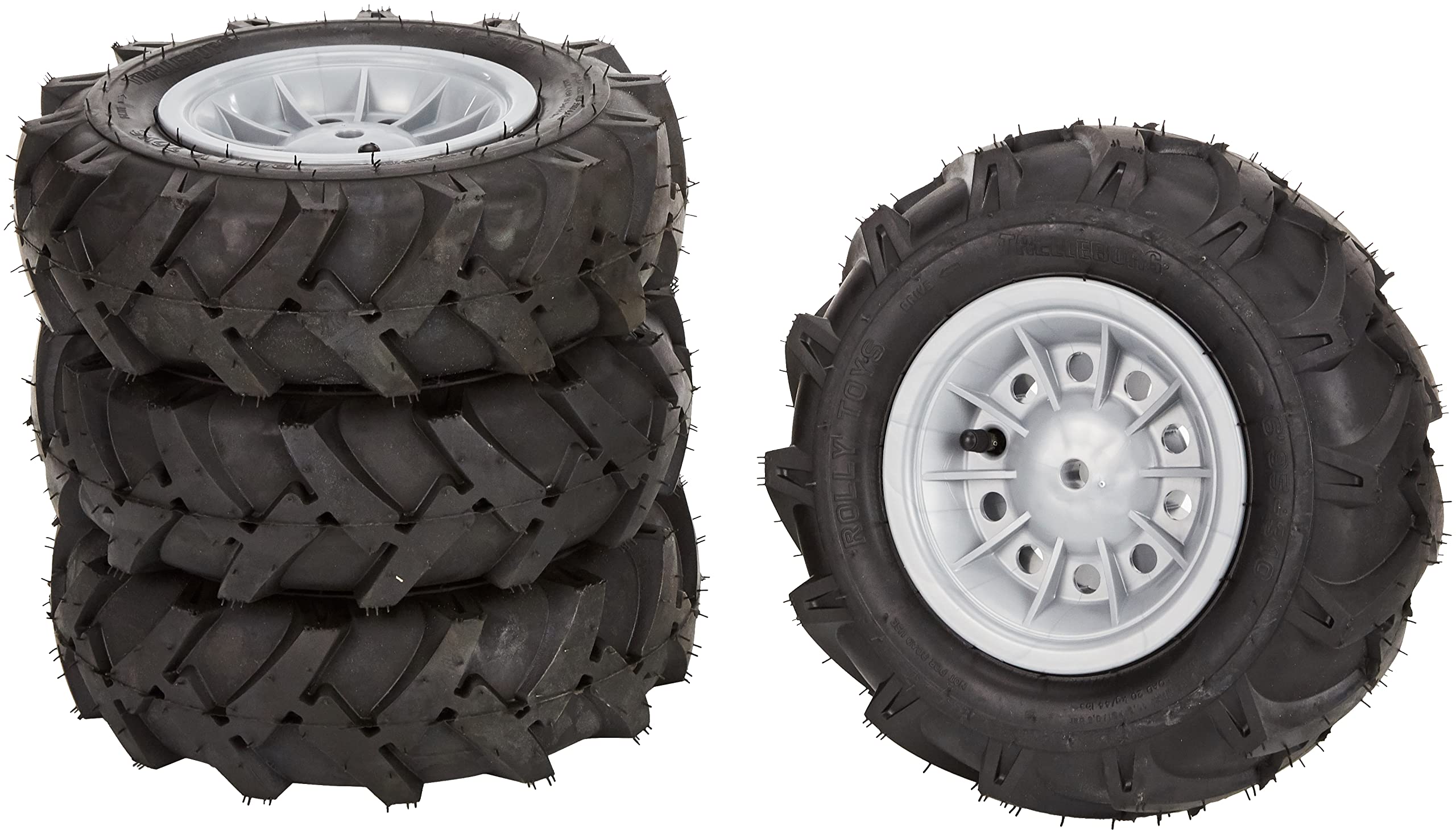 Rolly Four Large Wheels with Pneumatic Tyres - 308 x 98