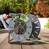 Masterplug Pro-XT -PX Four Socket Open Cable Reel 50m Green view 5