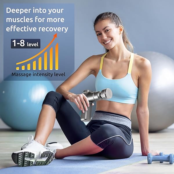 BOLINA RM70 MASSAGE GUN DEEP TISSUE WITH HEAT AND COLD HEAD, HANDHELD MUSCLE MASSAGER THERAPY WITH CARRY CASE, PERCUSSION BODY MASAJEADOR FOR MEN WOMEN ATHLETES BACK UPGRADE, ACTIVE THERMACOOL