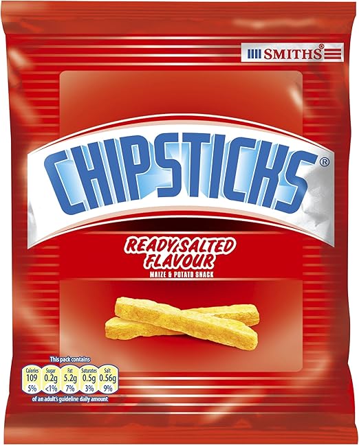 Chipsticks Ready Salted 22.5 g (Pack of 48) Amazon.co.uk Grocery