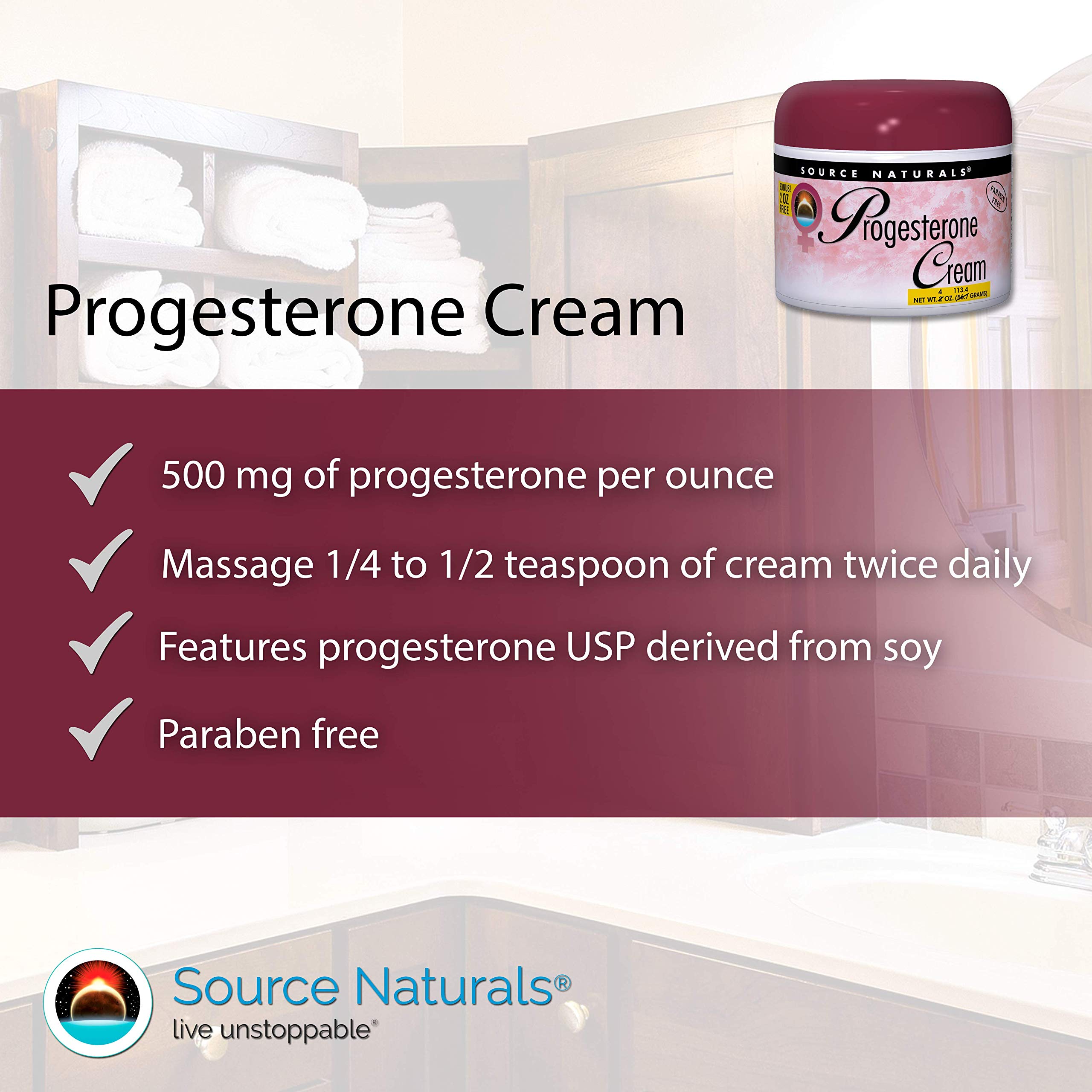 Source Naturals Progesterone Cream Women�s Health