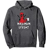 Marvel Studios Deadpool &amp; Wolverine Maximum Effort Coffee Pullover Hoodie