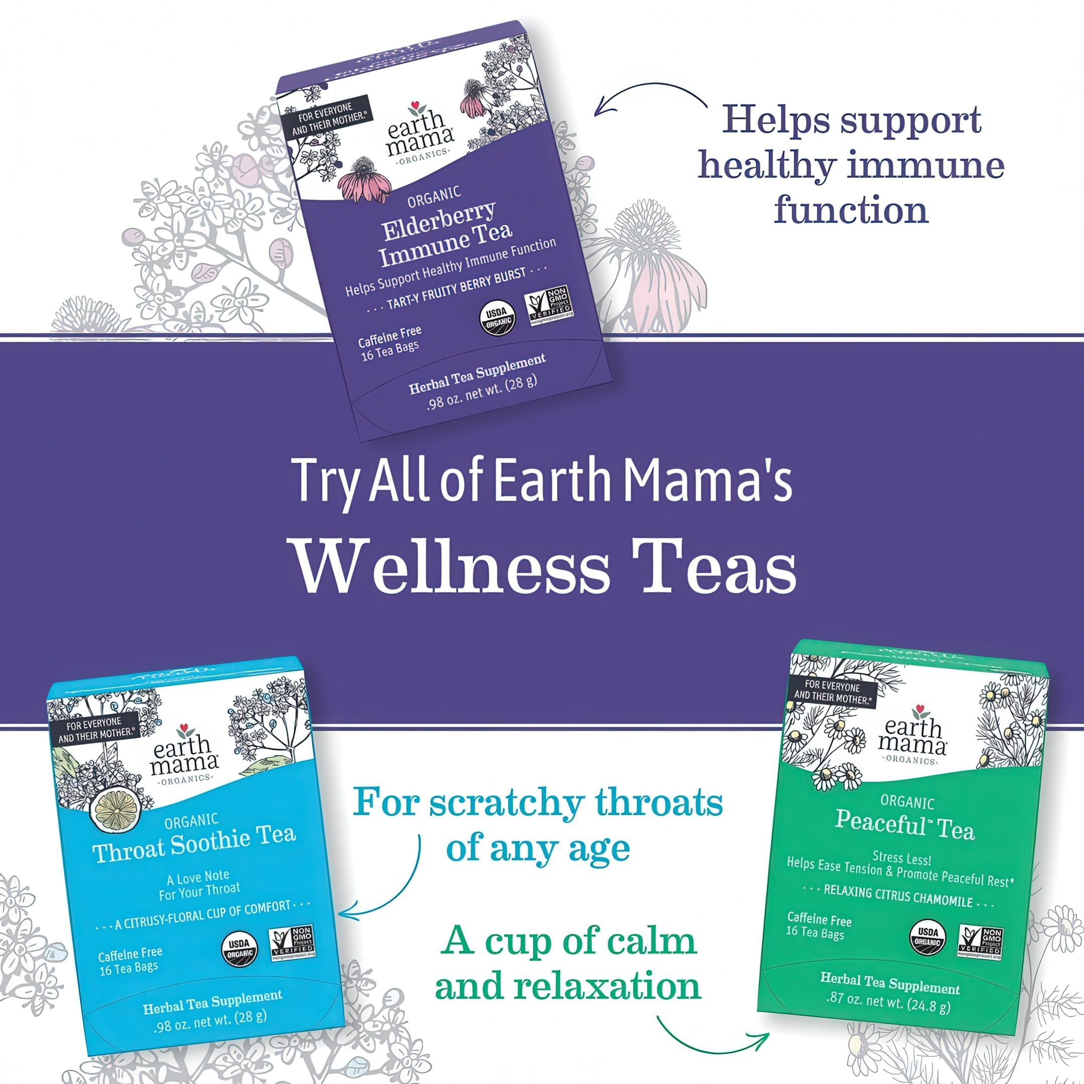 Earth Mama Organic Milkmaid® Tea | Lactation Support Herbal Tea Bags for Breastfeeding, Decaf Lactation Supplement for Increased Breast Milk Production, With Milk Thistle & Fenugreek (16 Count)