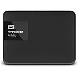 WD 1TB Black My Passport for Mac Portable  External Hard Drive  - USB 3.0  - WDBJBS0010BSL-NESN