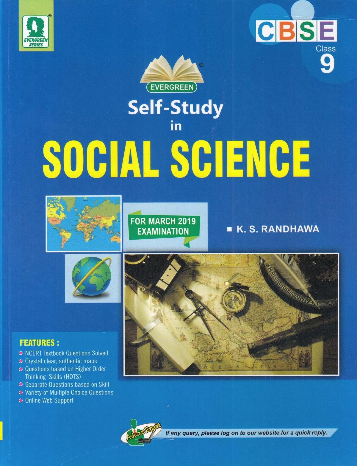 CBSE Self Study In Social Science: For Class 9 ((2018-2019) Session)  Paperback – 2017