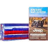 Duke Cannon Supply Co. American Legend Jeep Bar Soap for Men, Virginia Cedar Scent, Triple Milled, 10 oz, Long Lasting, Natural Oils, Supports U.S. Veterans