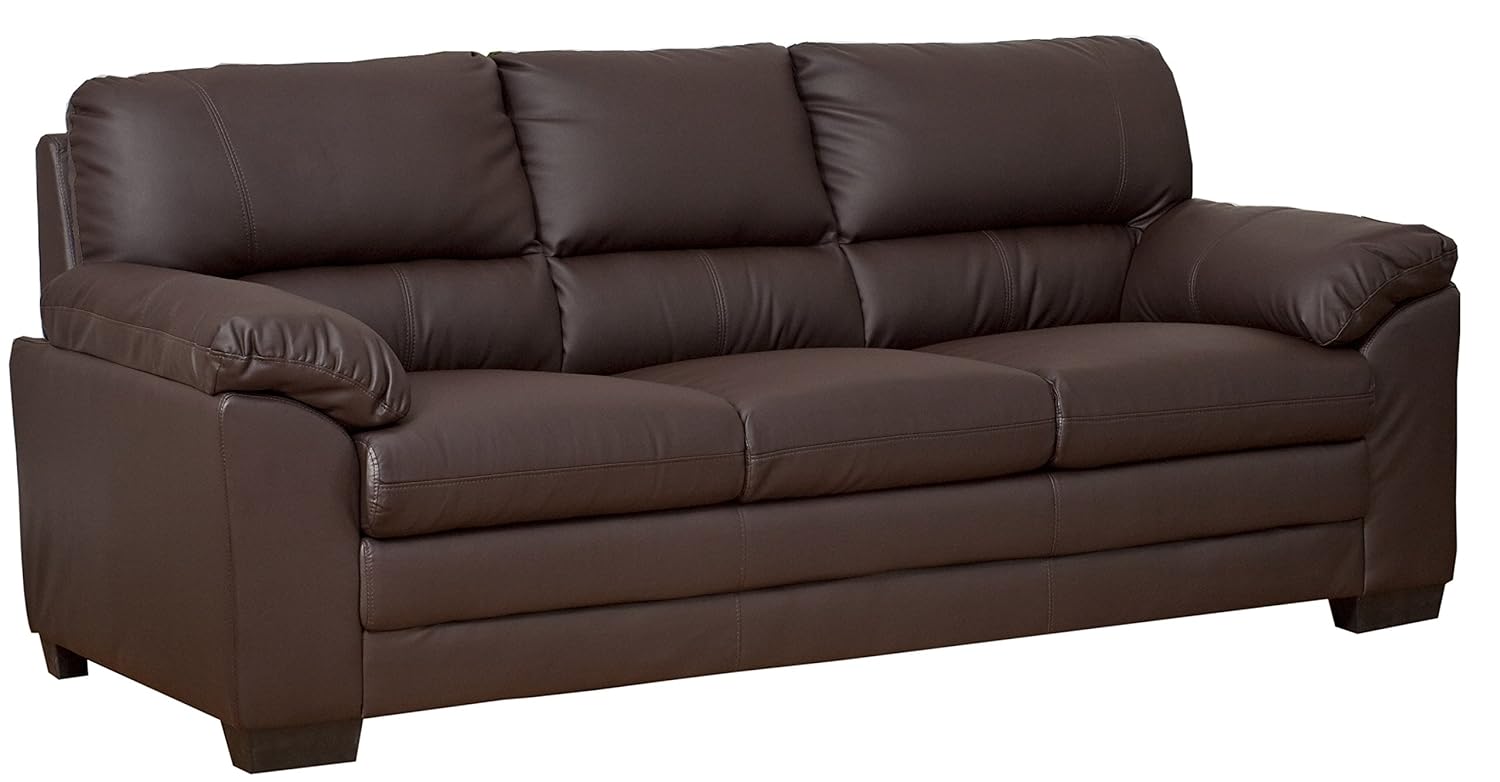BELLINI 1+2+3 seat luxury,contemporary leather suite in black, brown or