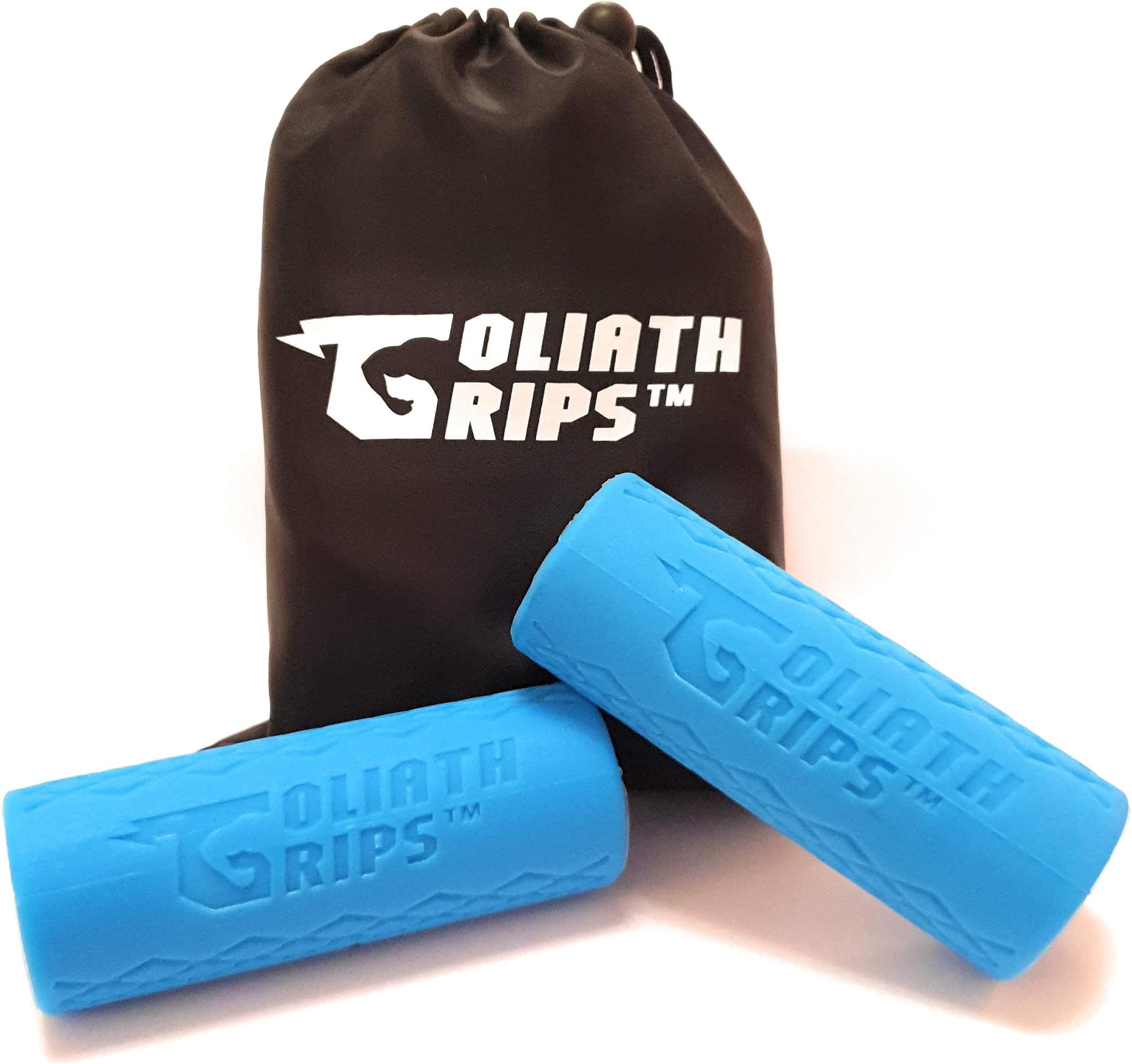 Goliath Grips - Best Thick Grip Fat Bar Adapter for Strength Power and Muscle Gains - Superb for Bodybuilding, Weightlifting, Grip Training, MMA, BJJ, Climbing, Rowing, and CrossFit