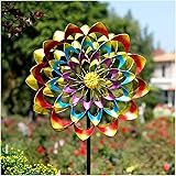 Garden Wind Spinners Outdoor Large Metal, 84'' Yard