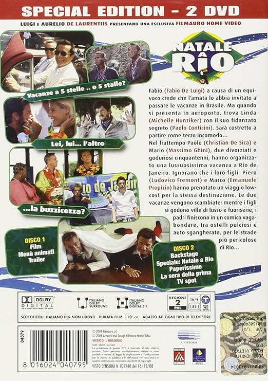 Menu Sera Di Natale.Amazon In Buy Natale A Rio Special Edition Special Edition Import Italien Dvd Blu Ray Online At Best Prices In India Movies Tv Shows