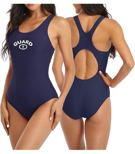 Amazon.com: TYR Women's Guard Crosscut Fit Tieback Swimsuit, Navy