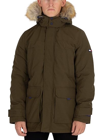 Tommy Jeans TJM Technical Parka Winterjacke Herren