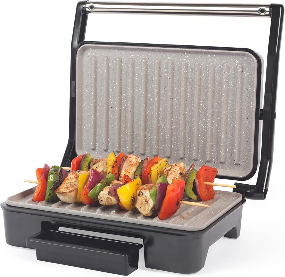 Salter Marblestone Electric Grill Health Grill 750W Non-Stick Plates