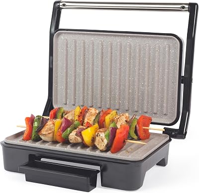 Salter Marblestone Electric Grill Health Grill 750W Non-Stick Plates