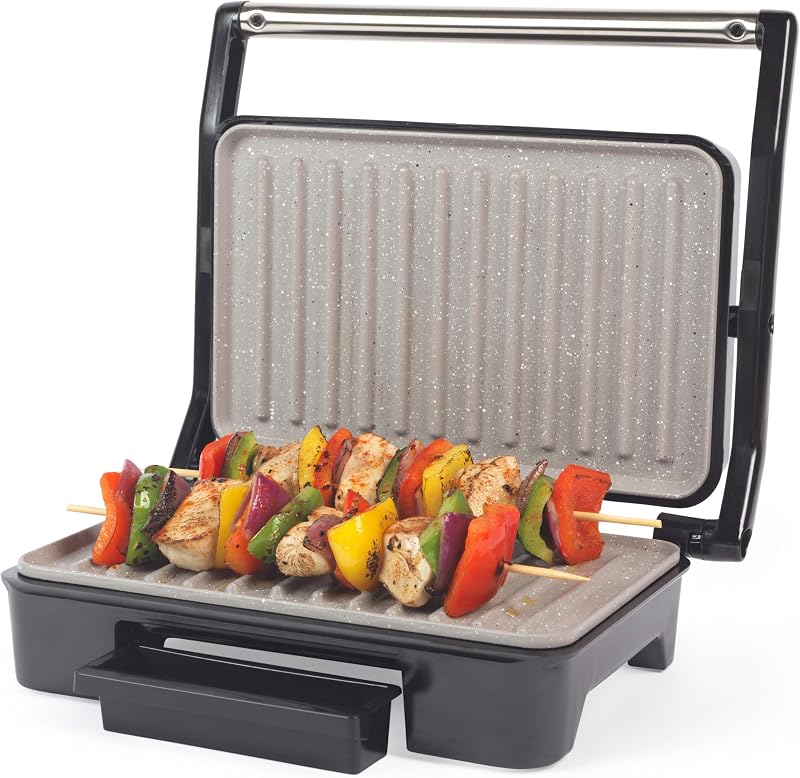 Salter Marblestone Electric Grill Health Grill 750W Non-Stick Plates