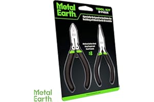 Fascinations Metal Earth Enhanced Design 2-Piece Tool Kit - Clippers - Needle Nose Pliers