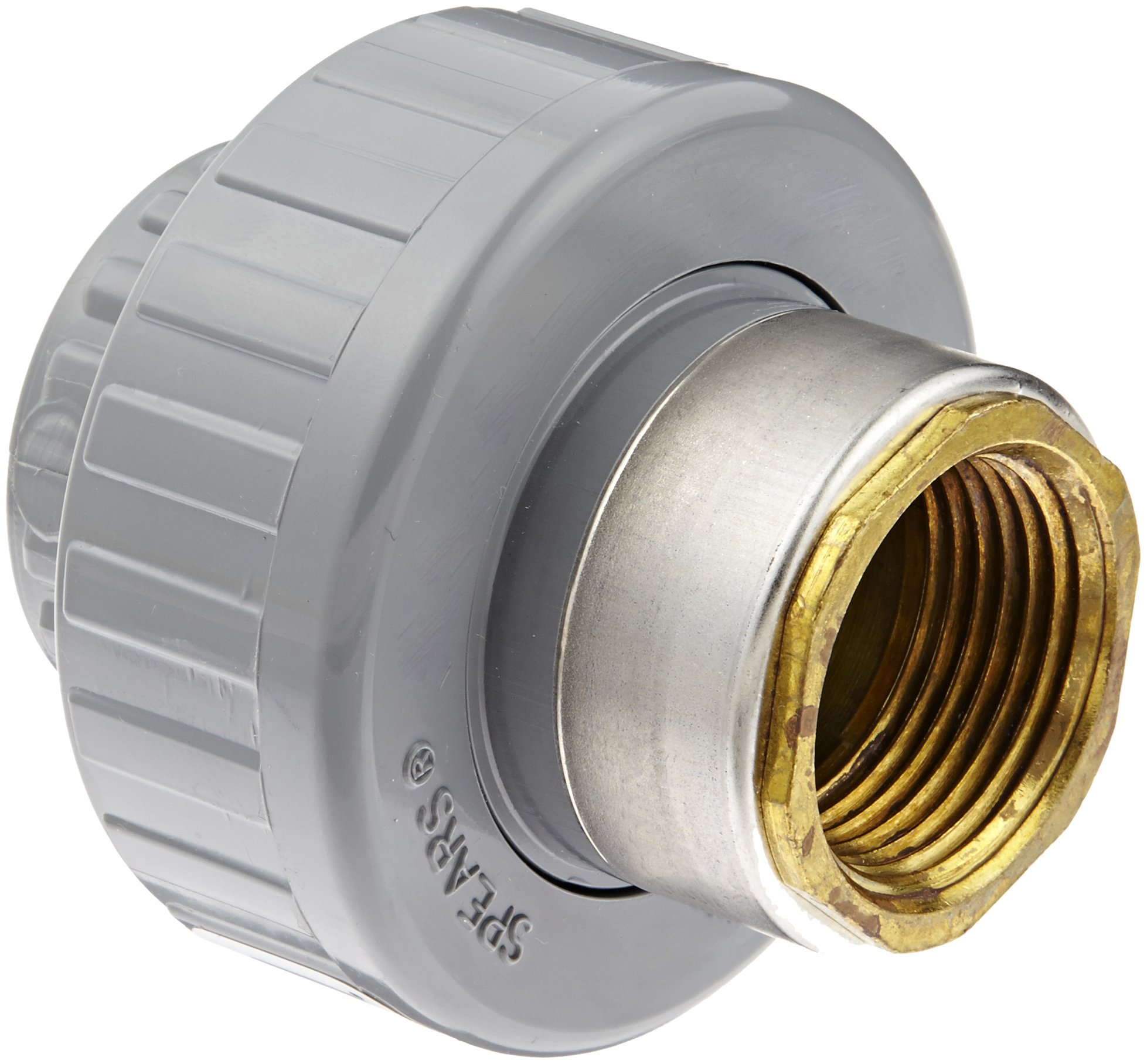 Buy Spears 859CBR Series CPVC Pipe Fitting, Union with Viton ORing
