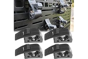 MusixiA Shovel Holder for Truck Quick Release Rubber Clamp Mount Kit Fits 1"~1.9" in Diameter Tool Handles forTrucks UTV ATV Offroad 4X4 Parts 4Pcs