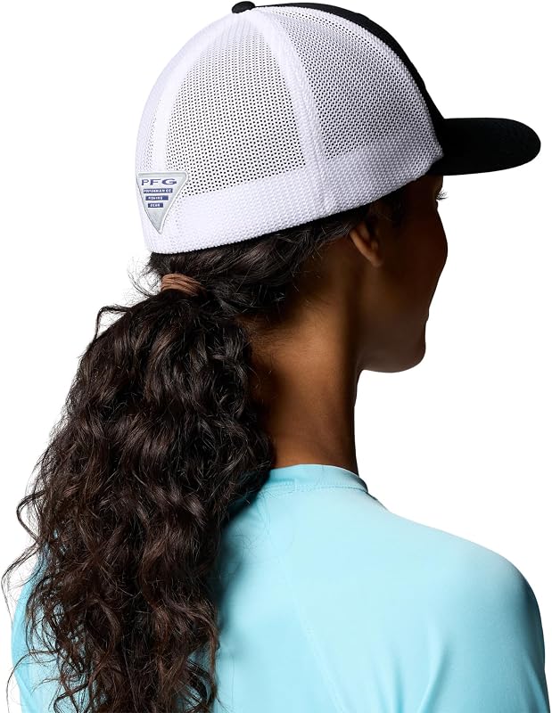 PFG Mesh Gorra Ajustada, Hombre, Negro, S/M