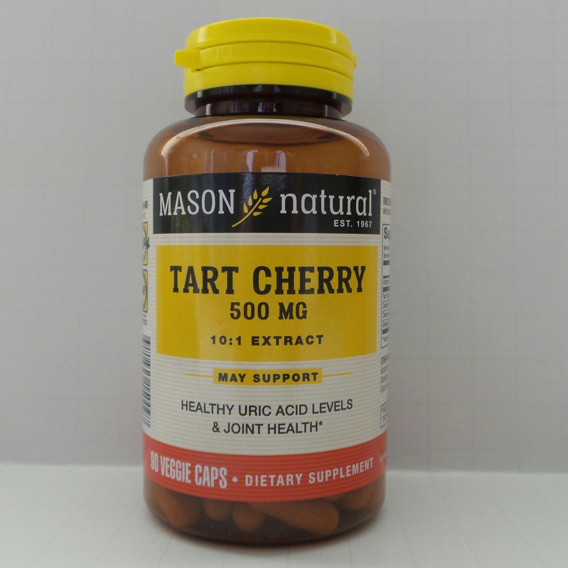 Generic Advanced Tart Cherry 10:1 Antioxidant Extract Capsules By Mason - 90 Ea by Mason Natural