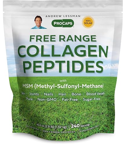 Amazon.com: ANDREW LESSMAN Marine Collagen Peptides Powder and MSM