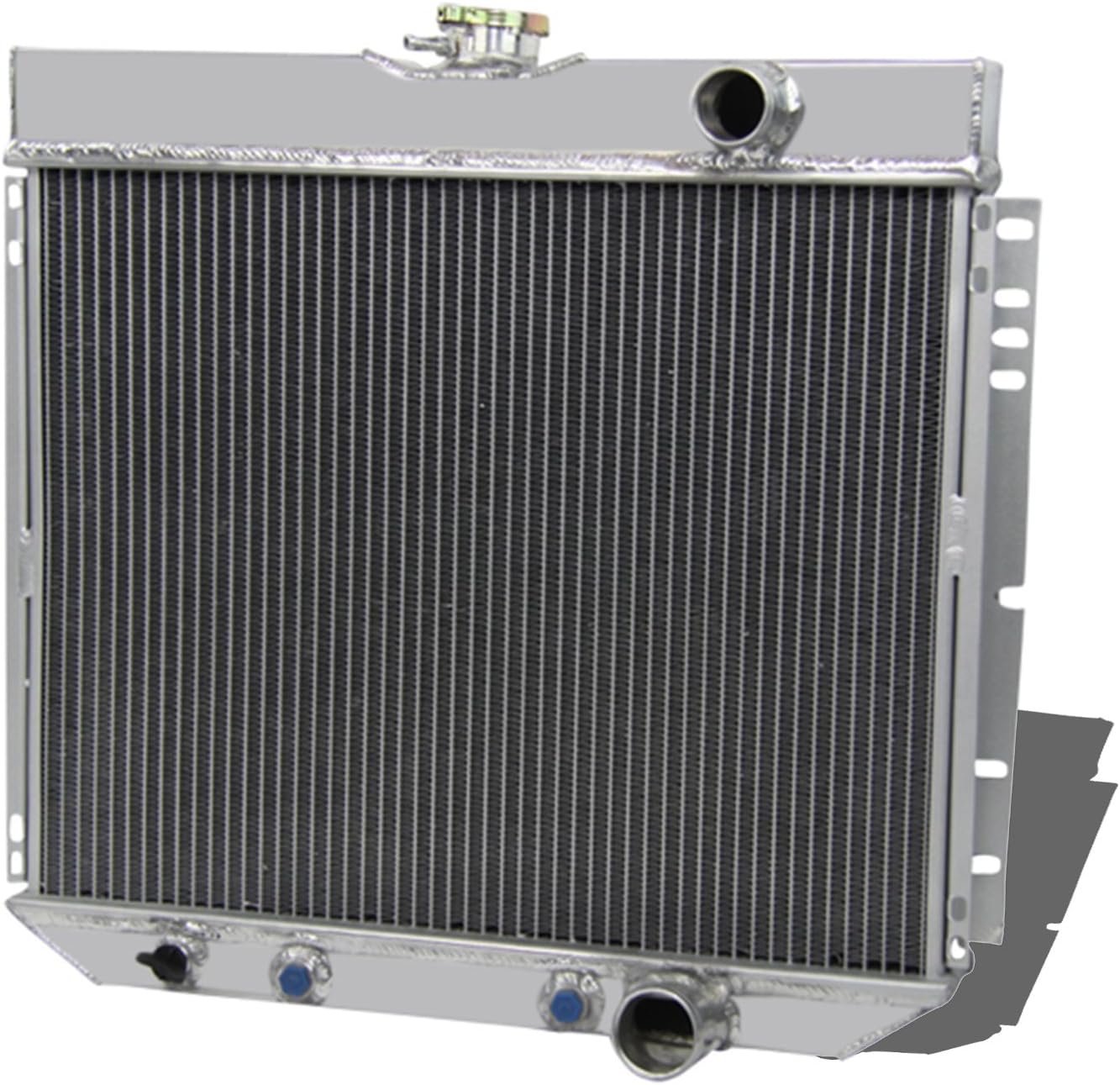 CoolingCare 4 Row Aluminum Radiator for 1966-1970 Multiple Ford Models l6 V8 Engine