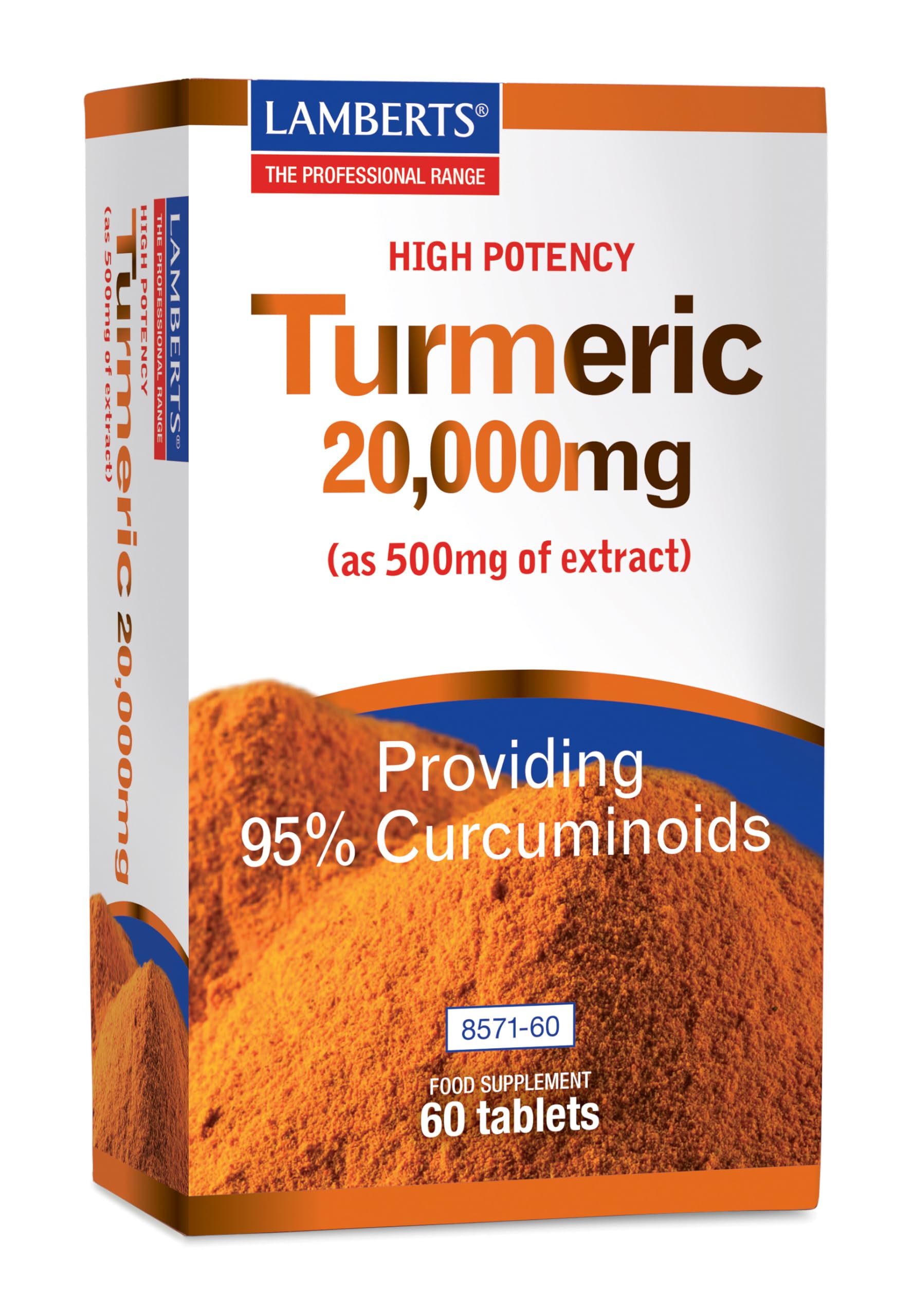 Lamberts High Potency Turmeric 20000mg 60 Tablets