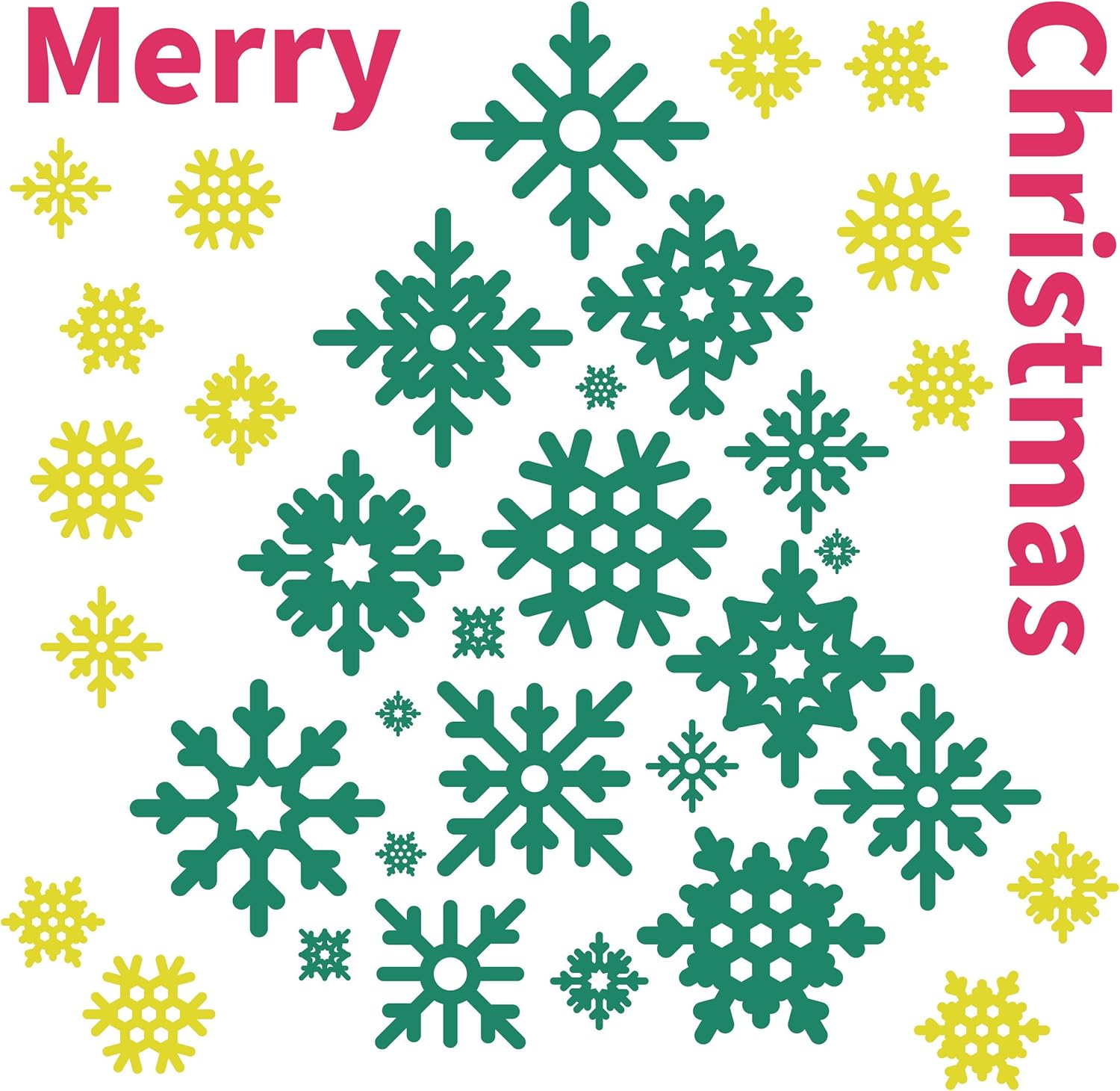 Amazon Co Jp ウォールステッカー クリスマス 飾り 60 60cm シール式 装飾 オーナメント雪結晶 ツリー クリスマス 壁紙 雑貨 ガラス 窓 Diy サンタ プチリフォーム パーティー イベント 賃貸 Wsl Ws ホーム キッチン