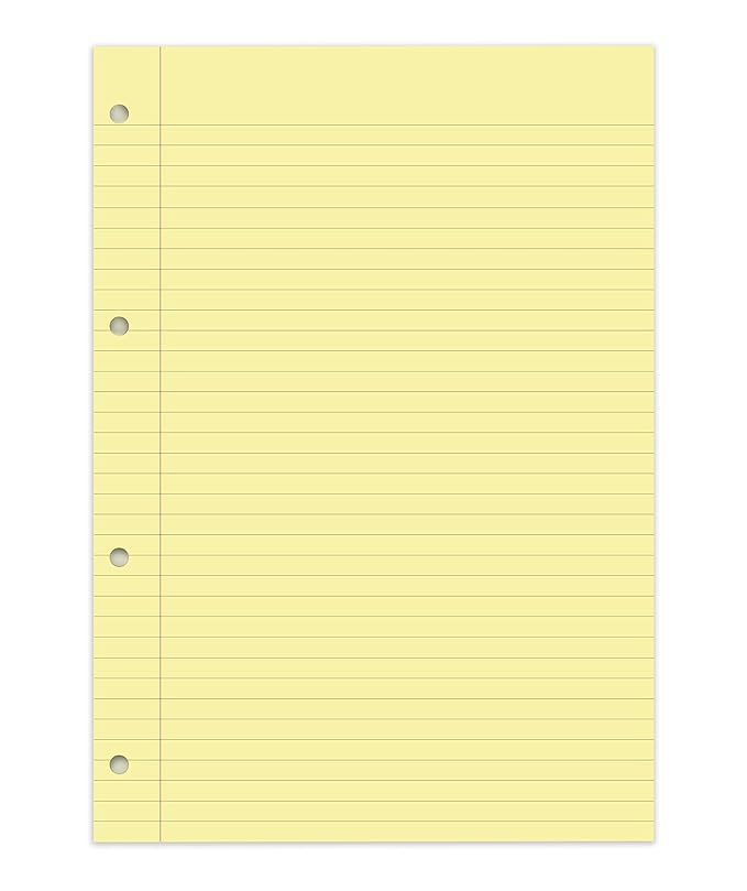 A4 legal pad, 60 sheets, 80gsm, yellow, pack of 10 Amazon.co.uk