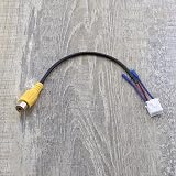 OTOTEC 4Pcs 10Pin to RCA Car Reversing Camera Adapter Wiring Harness for Large view 7