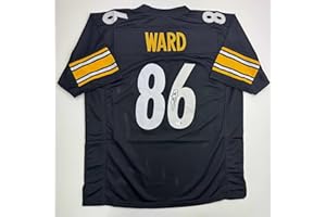 HOFSM.COM HALL OF FAME SPORTS MEMORABILIA Autographed/Signed Hines Ward Pittsburgh Black Football Jersey JSA COA