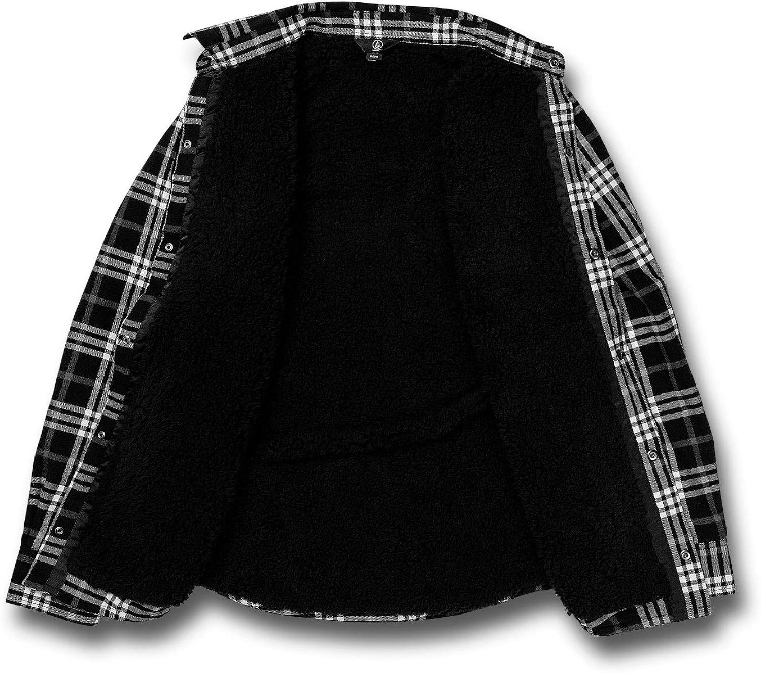 Volcom mens Sherpa Snow Flannel Jacket: Clothing