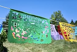 Mexican Party Decorations, 10 Large Colorful