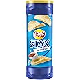 Lay's Stax Salt & Vinegar Flavored Potato Crisps Canister, 5.5 Ounce