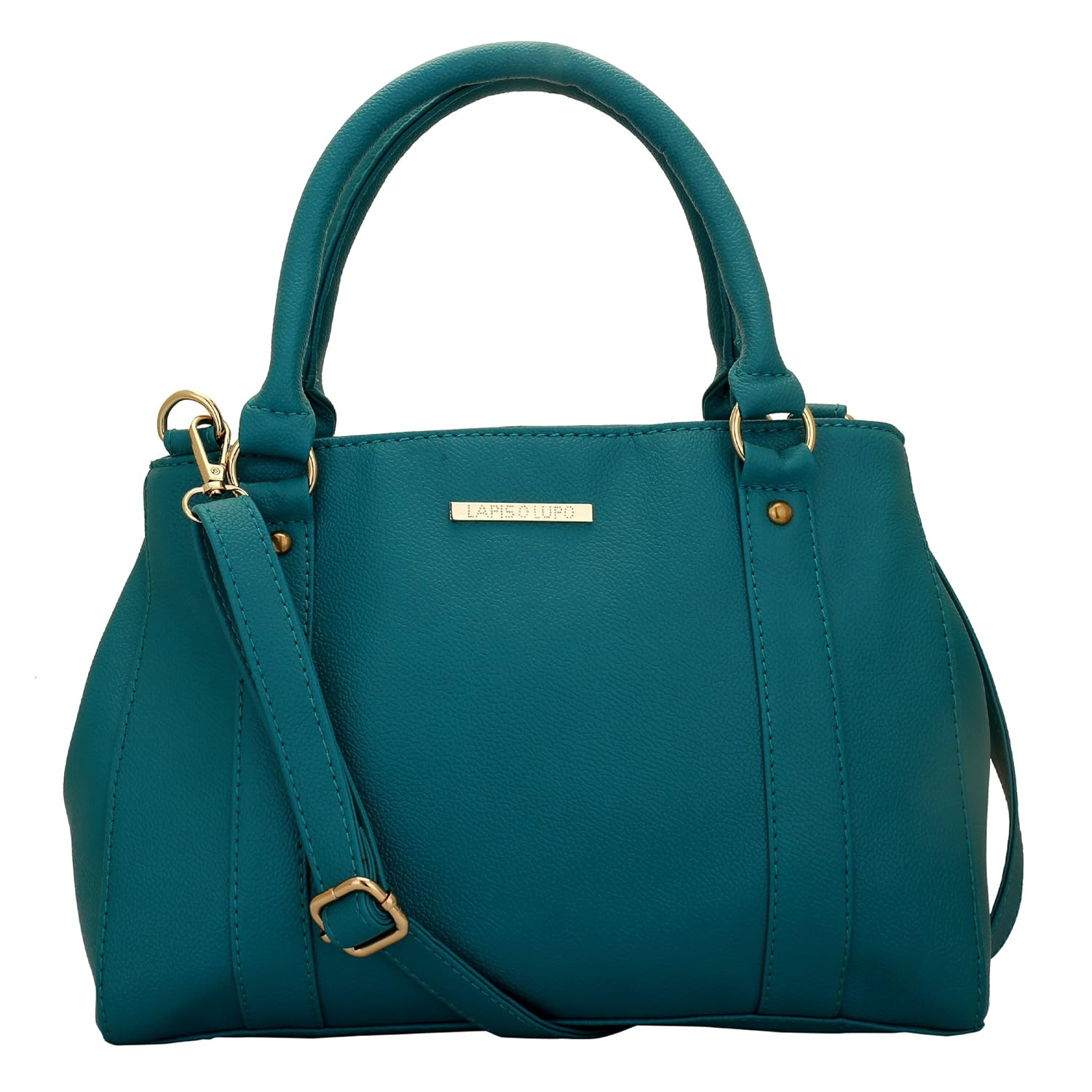 lapis o lupo women's handbag(turquoise, llhb0013tq)