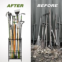 Garden Tool Organizer, Yard Tool Tower Rack for