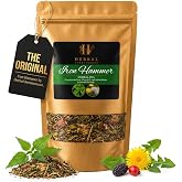 Herbal Renaissance Iron Hammer Herbal Tea for Kidney and Liver Detox 4oz | Loose Leaf Kidney Tea with Nettle, Dandelion, Sarsaparilla, Mulberry, Burdock, and Rosehips | Herbalist Formulated