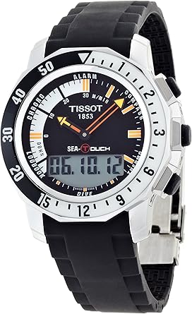 Tissot T0264201728100 - Reloj de Cuarzo para Hombre, con Correa de Goma, Color Negro