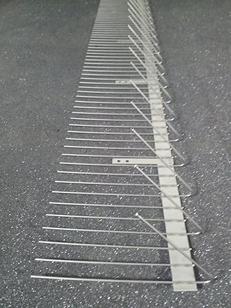 NEU 1 m für Dachrinne Rinne Edelstahl Kleinsvogelabwehr wie Spatz oder Sperling Taubenabwehr Vogelabwehr Taubenspikes NEU