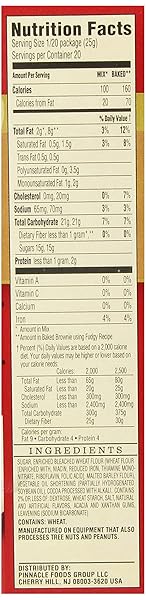 DUNCAN HINES BROWNIE MIX, MILK CHOCOLATE FLAVORED, 18 OZ.