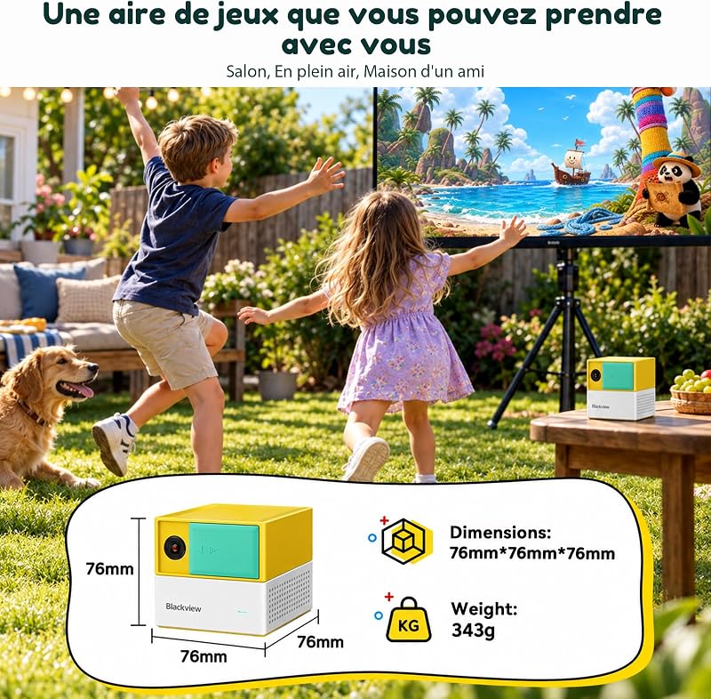 PlayPop 8 Console de Jeux à Détection de Mouvement pour Enfants
