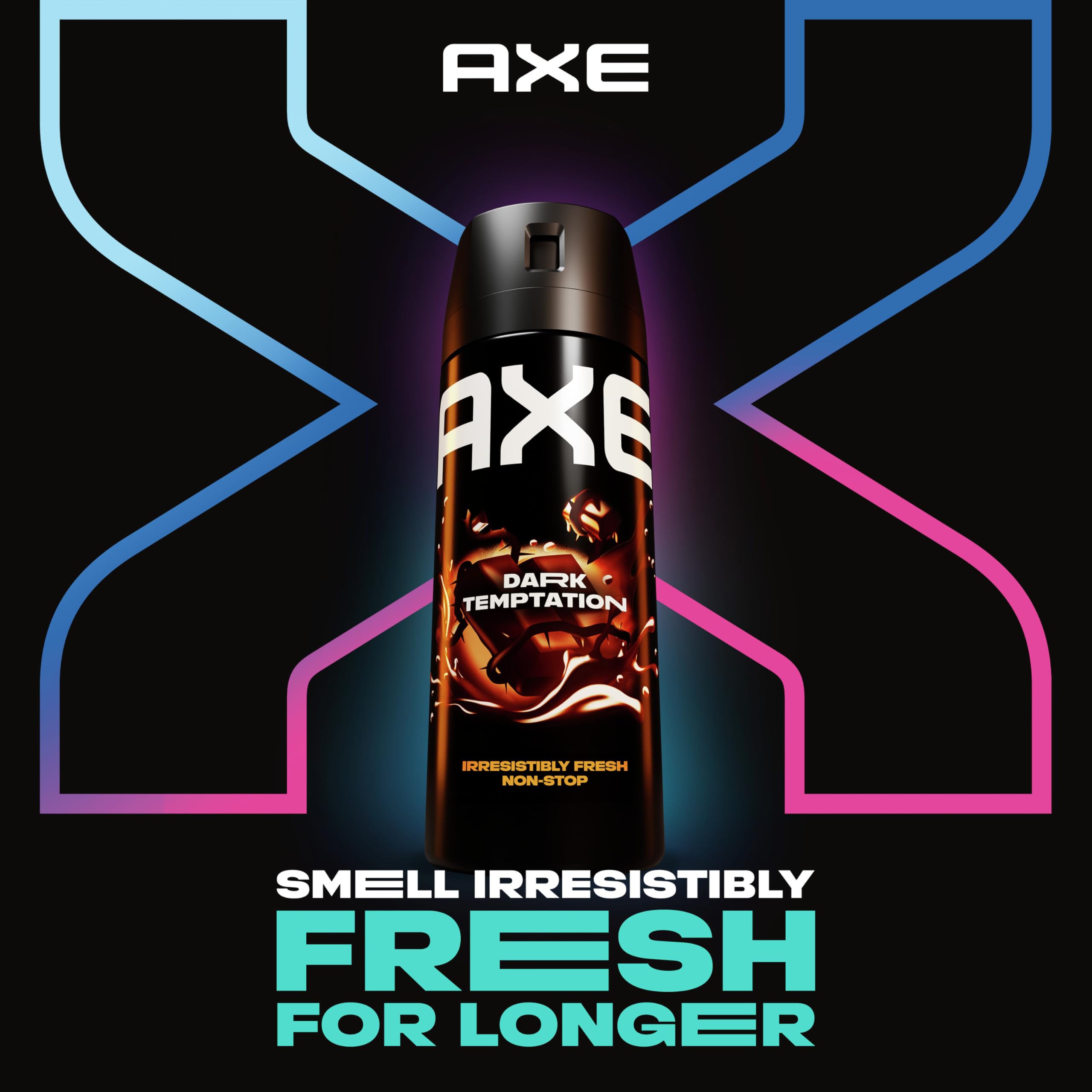 AXE Body Spray Deodorant Dark Temptation for Long Lasting Odor Protection Deodorant for Men Formulated Without Aluminum 4.0 oz
